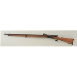 Swiss Vetterli Model 78 bolt-action rifle,  10.4mm cal., 33” barrel, military finish,  full wood sto