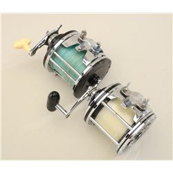 Lot of two salt water fishing reels including  a Penn Senator 9/0 in fine condition with  line and a