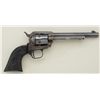 Image 1 : Colt Peacemaker Model SAA revolver, .22 cal.,  6” barrel, blue and case hardened finish,  checkered 