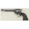 Image 2 : Colt Peacemaker Model SAA revolver, .22 cal.,  6” barrel, blue and case hardened finish,  checkered 