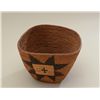 Image 4 : Beautiful medium sized woven Indian basket  approx. 6” in height, approx. 9-1/2” wide   and approx. 
