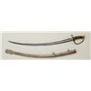 Image 2 : Model 1860 Artillery reproduction saber with  metal scabbard; handle wrap is unraveling; a  very goo