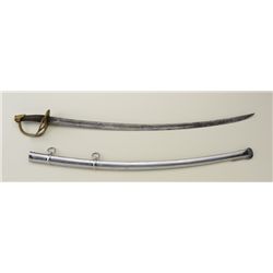 U.S. Model 1840 Heavy Cavalry Officer’s sword  by Sheble and Fisher, Philadelphia in  overall good t