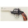 Image 2 : Interesting Smith & Wesson top break DA  revolver, .38 S&W cal., 4” barrel, blue  finish to frame an