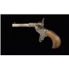 Image 2 : German Parlor Pistol circa 19th century  approx 5.5 mm rimfire, 4-3/8" overall with 2"  barrel, nick