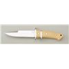 Image 2 : Custom modern knife by W.C. Davis in like new  condition approx. 10” overall with an  approx. 5” bla