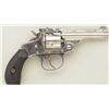 Image 2 : Smith & Wesson top break DA revolver, .32  cal., 3” barrel, nickel finish, checkered  black hard rub