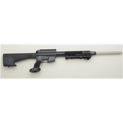 Fab 10 (CMS Engine Service, Marysville, CA)  semi-auto target rifle, 5.56mm (.22) cal.,  24” stainle