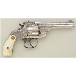 Smith & Wesson top break DA revolver, factory  style engraved (should be lettered),  .38  S&W cal., 