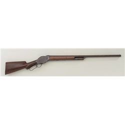 Winchester Model 1887 12 gauge pump action  shotgun #9869.  Good to very good condition,  traces of 