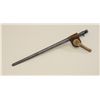 Image 2 : Trap door Springfield Bayonet with scabbard  and hanger , very good condition. 75% plus  original bl