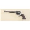 Image 1 : Colt SAA U.S. marked frame, .45 cal., 7-1/2”  barrel, old re-blue finish, checkered wood  grips, #11