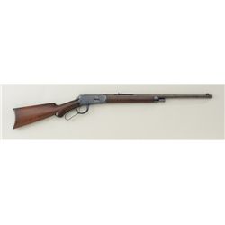 Winchester Model 1894 lever action rifle, .30  WCF cal., 21-3/4” round nickel steel barrel,  re-blue