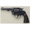 Image 1 : Colt New Service DA revolver, .45 Colt  caliber, 4-1/2” barrel, re-blued finish,  checkered black ha
