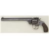 Image 2 : Smith & Wesson top break DA revolver, .38  cal., special order 8” barrel, blue finish,  checkered bl