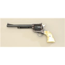 Colt New Frontier .357 Mag., 7 1/2" barrel,  blued and case hardened finish, medallion  pearl like g
