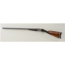 Boss SxS exposed hammer, under lever shotgun,  #3402, 12 Ga., 28" Damascus barrels,  checkered Engli