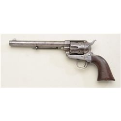 Colt Single Action Army revolver, .45  caliber, 7-1/2” barrel, early civilian series  with two-line 