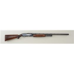 Winchester Model 12 takedown pump action  shotgun, 12 gauge, 2-3/4” chamber, full  choke, 30” barrel
