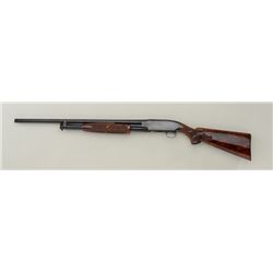 Winchester Model 12, 20 gauge pump action  Shotgun with 24" barrels raised non  ventilated factory r