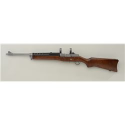 Ruger Mini 30 , 7.62 x 39 caliber with quick  detachable scope mounts and neoprene hand  guard.  5 S