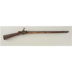 High quality Turkish Miquelet rifle, approx.  .45 cal., 27” octagon barrel with intricate  metal dam