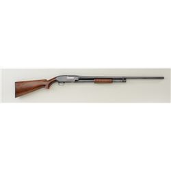 Winchester Model 12 pump action take down  shotgun, 16 gauge, 2-3/4” chamber, Modified  choke, blue 