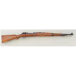 Czech Brno VZ24 bolt-action rifle, 7mm cal.,  24” barrel, black finish, wood stock, #987NJ.  This gu