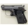 Image 1 : Beretta Model 950 BS .25 ACP caliber pocket  auto pistol in factory box numbered to this  gun with e