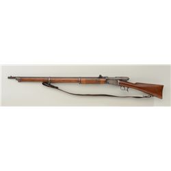 Swiss Vetterli Model 1869 bolt-action  military rifle, .41 Swiss cal., 33” barrel,  brown finish, wo