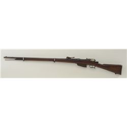 Italian Vetterli bolt-action rifle, 6.5mm  cal., 33-1/2” barrel, wood stock, #KS4864.  This gun is i