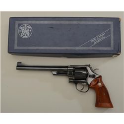 Smith & Wesson Model 27-2 DA revolver, .357  Magnum cal., 8-3/8” barrel, blue finish,  target hammer