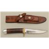 Image 1 : Model 5-5 Randall knife with leather sheath  (Orlando, FLA) in overall very good condition  with sta
