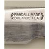 Image 3 : Model 5-5 Randall knife with leather sheath  (Orlando, FLA) in overall very good condition  with sta