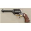 Image 1 : Ruger Bearcat Model single action revolver,  .22 cal., 4” barrel, black finish, smooth  wood medalli