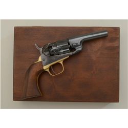 Modern copy of a Colt Trapper Model  percussion pocket revolver, .36 cal., 3-1/2”  barrel, fluted cy