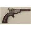 Image 1 : Unmarked spur trigger single shot pistol  showing dark patina over scattered pitting,  dark bore, ac