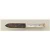 Image 2 : Military mess kit knife marked U.S. and 1917  with R.I.A. inspection mark in well-used  condition. F