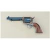 Image 2 : Cimarron Single Action revolver, #158781, .45  Colt cal., 5.5" barrel, fire blued finish  with color