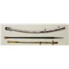 Image 2 : Lot consisting of a 19th to 20th century  sword blade marked “Germany” with scabbard; a  scabbard on