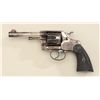 Image 4 : Colt DA hand ejector revolver, .41 cal.,  4-1/2” barrel, nickel finish, checkered black  hard rubber