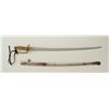 Image 1 : WW II era Japanese Police sword and scabbard;  blade is overall very good to fine with very  good gr