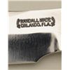 Image 2 : Randall knife in leather sheath (Orlando,  FLA) in very good to fine condition with stag  grip and a