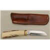 Image 1 : Randall knife and Randall made leather sheath  (Orlando, FLA) in overall very good  condition approx