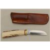 Image 4 : Randall knife and Randall made leather sheath  (Orlando, FLA) in overall very good  condition approx