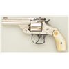 Image 2 : Smith & Wesson DA top break revolver, .38  cal., 3-1/4” barrel, nickel finish, factory  pearl medall