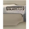 Image 2 : Model 5 Randall knife with leather sheath and  sharpening stone (Orlando, FLA) in fine  condition ap