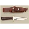 Image 3 : Model 5 Randall knife with leather sheath and  sharpening stone (Orlando, FLA) in fine  condition ap