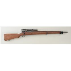 U.S. Remington Model 03-A3 bolt-action sniper  rifle, .30-06 cal., 24-1/2” barrel dated  6-43 with R