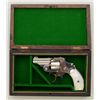 Image 1 : Smith & Wesson .32 Safety Hammerless  “Bicycle” Model DA revolver, .32 cal., 2”  barrel, nickel fini